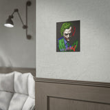The Jocker Why So Serious Within Glossy Poster Emotional Gothic Wall Art Bold Psychological Design for Dark Aesthetic Lovers, Art Collectors, and Fearless Creatives
