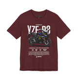 Yamaha YZF R3 Monster Energy Inspired Unisex Heavy Cotton Tee Racing Motorcycle Streetwear Graphic T Shirt Gift For Riders Bikers Moto Fans Casual Wear