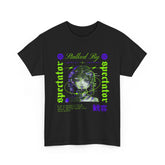Stalked By Spectator Cyberpunk Graphic Unisex Heavy Cotton Tee Japanese Anime Glitch Streetwear T Shirt