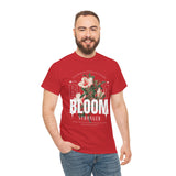 Bloom Stronger Floral Graphic Unisex Heavy Cotton Tee Comfortable Motivational Streetwear Inspirational Empowerment T Shirt Perfect Gift for Nature Lovers Self Growth Casual Wear