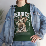 Hermes Greek Mythology Unisex Heavy Cotton Tee Ancient God of Communication and Travel Streetwear Graphic T Shirt