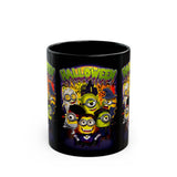 Halloween Cartoon Monsters Ceramic Mug Spooky Coffee Cup for Halloween Lovers Fun Fall Drinkware Gift for Home Office and Cozy Evenings