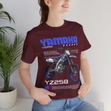 Yamaha YZ250 Inspired Motocross Graphic Unisex Heavy Cotton Tee Racing Dirt Bike Off Road Rider Streetwear Gift for Moto Fans USA