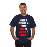Once Upon A Time There Lived A Ghost Unisex T Shirt Horror Graphic Tee Spooky Paranormal Gothic Halloween Inspired Scary Storytelling Streetwear Top