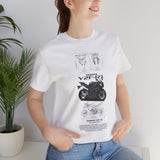 YZF-R1 Motorcycle Inspired Tee Japanese Liter Class Superbike Graphic Unisex Heavy Cotton Tee Racing Blueprint Streetwear Art Gift 2