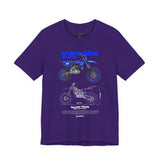 Yamaha YZ125 Inspired Motocross Blueprint Unisex Heavy Cotton Tee Dirt Bike Racing Graphic Shirt Streetwear Gift For Riders