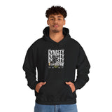 Dynasty Statue Graphic Unisex Heavy Blend Hooded Sweatshirt Greek Sculpture Butterfly Streetwear Art Inspired Hoodie