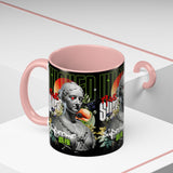 Wicked Supreme Accent Coffee Mug 11oz 15oz Statue Art Graphic Cup Supreme Inspired Streetwear Bust Design Bold Daily Motivation Ceramic Gift Drinkware