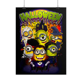 Halloween Cartoon Monsters Matte Vertical Poster Spooky Wall Art for Home Décor Fun Halloween Gift for Horror Lovers and Fall Aesthetic Rooms