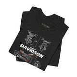 Harley Davidson FXDR Inspired Power Cruiser Motorcycle Graphic Unisex Heavy Cotton Tee Premium Streetwear T Shirt for Riders Bikers Enthusiasts Bold Everyday Wear