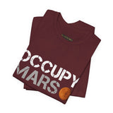 Mars Exploration Unisex Heavy Cotton Tee Bold Space Graphic Shirt Futuristic Sci Fi Adventure Design Inspiring Gift for Space Lovers and Dreamers