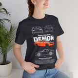 Firestorm Muscle Car Blueprint Design Unisex Heavy Cotton Tee Powerful Retro Performance Art Shirt for Streetwear Lovers & Collectors