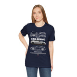 Silver Performance Coupe Artwork Unisex Heavy Cotton Tee High Speed Inspired Streetwear Graphic Shirt For Car Enthusiasts And Urban Lifestyle Fans