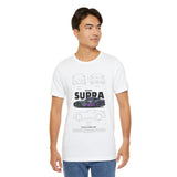 Graffiti Street Art A90 Tuner Car Graphic Unisex Heavy Cotton Tee for Drift Fans Performance Lovers and Urban Streetwear Style