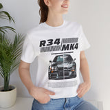 Dual Turbo Street Machine Graphic Unisex Heavy Cotton Tee High Performance Racing Car Split Design Shirt for Speed Lovers