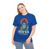 Lord Shiva The Destroyer Unisex Graphic T Shirt Mahadev Mahakal Devotional Hindu Spiritual Cotton Tee Trishul Rudraksha Temple Festival Wear India