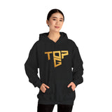 Top G Andrew Tate Graphic Hoodie Black Unisex Streetwear Motivational Hustle Pullover Sweatshirt Gold Typography Design