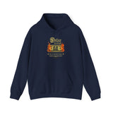 Dollar The Strength Burning Money Legacy Unisex Heavy Blend Hooded Sweatshirt Gothic Flames Graphic Bold Motivational Streetwear Hoodie