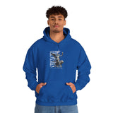 Inspire Strength Ignite Courage Graphic Unisex Hoodie Premium Streetwear Motivational Courage Statue Design