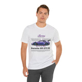 Porsche 911 GT3 RS Berry Purple Inspired Illustrated Sports Car Graphic T Shirt Luxury Performance Racing Streetwear Unisex Heavy Cotton Tee High Speed Motorsport Lifestyle Gift For Car Enthusiasts