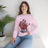 Legends On Court Unisex Heavy Blend Crewneck Sweatshirt Basketball Streetwear Athletic Graphic Pullover Bold Sports Design Perfect Gift For Gym Lovers Urban Fashion Festivals And Basketball Fans
