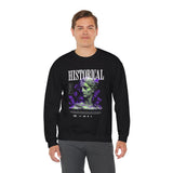 Historical Statue Graphic Premium Unisex Heavy Blend Crewneck Sweatshirt Vintage Aesthetic Streetwear Pullover