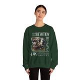 Fearless Devotion Unisex Heavy Blend Crewneck Sweatshirt Courage Loyalty Commitment Graphic Streetwear Pullover