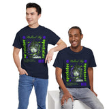 Stalked By Spectator Cyberpunk Graphic Unisex Heavy Cotton Tee Japanese Anime Glitch Streetwear T Shirt