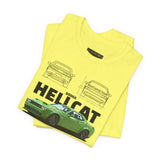American Muscle Blueprint Performance Legacy Unisex Tee High Power Streetwear Shirt