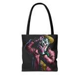 Snapshot of Madness Art Eco Tote Bag Dark Comic Neon Design Premium Canvas Reusable Shopping Bag Streetwear Lifestyle Accessory for Creative Thinkers Artists and Urban Dreamers