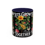 Heart Flower Accent Coffee Mug Bold Anatomical Heart Floral Design Motivational Ceramic Cup Empowering Symbol of Love Strength and Vitality Perfect Gift for Coffee Lovers Friends Birthdays Office Desk and Cozy Tea Moments