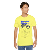 Yamaha YZ125 Inspired Motocross Blueprint Unisex Heavy Cotton Tee Dirt Bike Racing Graphic Shirt Streetwear Gift For Riders