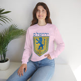 Heritage Crest Minimalist Unisex Sweatshirt Premium Streetwear Symbolic Design Cozy Warm Everyday Wear Cultural Inspired Casual Pullover Gift