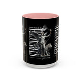 Inspire Strength Ignite Courage Ceramic Mug Motivational Coffee Cup Bold Graphic Durable Everyday Drinkware
