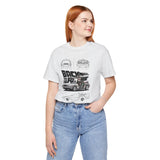 Futuristic Retro Sci Fi Time Travel Car Blueprint Art Unisex Heavy Cotton Tee Premium Streetwear For Vintage Car Lovers Collectors And Enthusiasts