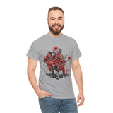 Legends On Court Unisex Heavy Cotton Tee Basketball Streetwear Graphic T Shirt Vibrant Athletic Art Design Perfect Gift For Sports Fans Players Gymwear Festivals And Urban Fashion Lovers