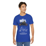 Ducati Inspired Power Cruiser Motorcycle Graphic Unisex Heavy Cotton Tee Premium Streetwear T Shirt for Riders Bikers Enthusiasts and Everyday Wear