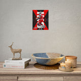 Air Ascent Glossy Poster Collector Edition Bold Motivational Wall Art Red Black Athletic Energy Modern Design For Gym Rooms Studios Offices And Ambitious Dreamers