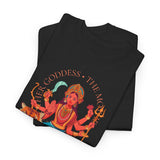 Goddess The Mother Durga T Shirt Divine Shakti Devi Maa Graphic Tee Navratri Durga Puja Festival Wear Hindu Spiritual Devotional Unisex Cotton Casual Streetwear Gift For Devotees
