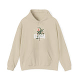 Bloom Stronger Floral Graphic Hoodie Comfortable Unisex Sweatshirt Motivational Streetwear Inspirational Empowerment Design for Self Growth Resilience Perfect Gift for Friends Birthdays Cozy Days Casual Wear