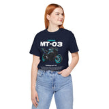 MT03 Inspired Lightweight Street Motorcycle Art Unisex Heavy Cotton Tee Bold Rider Graphic Streetwear Apparel