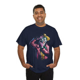 Snapshot of Madness Unisex Heavy Cotton Tee Dark Comic Art Streetwear Design Bold Neon Aesthetic Premium Graphic T Shirt Perfect for Artists Dreamers and Street Culture Enthusiasts