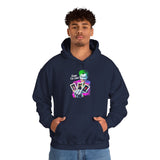 Joker-Enjoy The Game Unisex Hoodie Bold Gothic Streetwear Dark Psychological Art Design Comfortable Heavy Blend Pullover for Fearless Creators and Thinkers