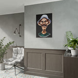 Grumpy Street Legend Poster Bold Comic Art Print Expressive Urban Character Artwork Vibrant Caricature Design Perfect for Bedroom, Studio, or Office Wall Décor Gift for Art Lovers and Street Culture Fans