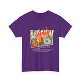 Money Is Not Just Currency Burning Dollar Graphic Unisex Heavy Cotton Tee Hustler Streetwear Motivational Cash Fire Design