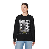 Dynasty Statue Graphic Unisex Heavy Blend Crewneck Sweatshirt Greek Sculpture Butterfly Streetwear Art Inspired Pullover