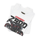 Z900 Streetfighter Blueprint Unisex Heavy Cotton Tee Naked Bike Inspired Performance Motorcycle Graphic Streetwear Gift Red