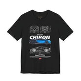 Bugatti Chiron Hypercar Side Profile Graphic T Shirt Luxury Supercar Automotive Streetwear Unisex Heavy Cotton Tee High Performance Motorsport Lifestyle Gift For Car Lovers Exotic Car Fans