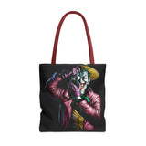 Snapshot of Madness Art Eco Tote Bag Dark Comic Neon Design Premium Canvas Reusable Shopping Bag Streetwear Lifestyle Accessory for Creative Thinkers Artists and Urban Dreamers