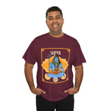 Lord Shiva Mahadev Devotional Unisex T Shirt Hindu Spiritual Graphic Cotton Tee Trishul Rudraksha Mahakal Temple Festival Wear Meditation Yoga Gift India